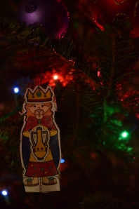A King on a Christmas Tree